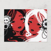 Miss Sugar & Miss Cyanide Postcard Postkarte (Vorderseite)