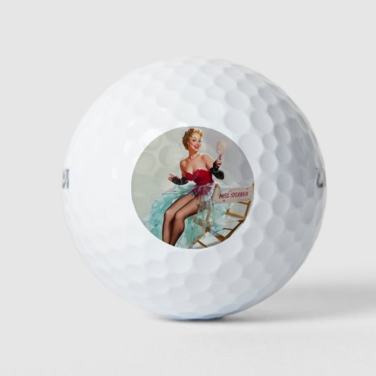 Miss Sylvania Button-Up Girl Golfball (Vorderseite)
