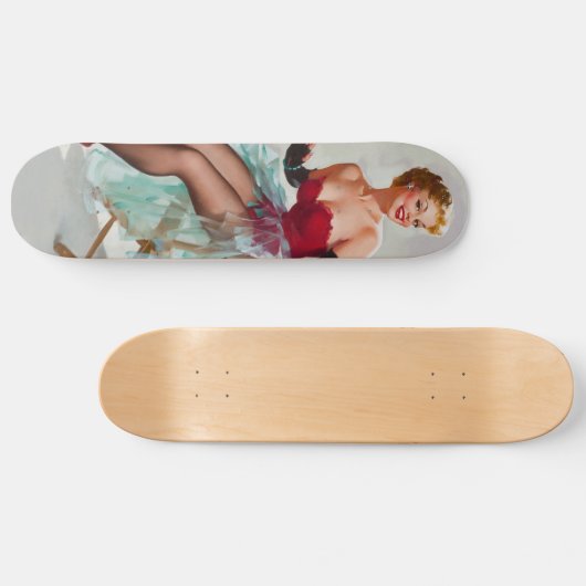 Miss Sylvania Button-Up Girl Skateboard (Horizontal)
