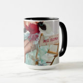 Miss Sylvania Button-Up Girl Tasse (VorderseiteRechts)