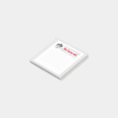 Miss Tammy sagte White Post It Notes Post-it Klebezettel (angewinkelt)