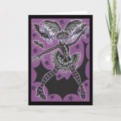 Miss Teen Halloween 'Happy Birthday' Karte (Vorderseite)