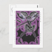 Miss Teen Halloween Postkarte (Vorne/Hinten)