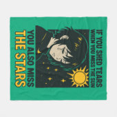 Miss the stars fleecedecke (Vorderseite (Horizontal))