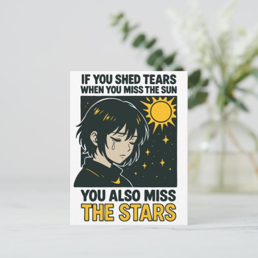 Miss the stars postkarte (Stehend Vorderseite)