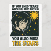 Miss the stars postkarte (Vorderseite)