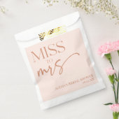 Miss To Mrs Brown Tan Boho Bohemian Bridal Shower Geschenktütchen (Versiegelt)