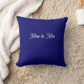 Miss to Mrs Hellblau Kissen (Decke)