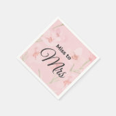 Miss to Mrs. Papiertücher Serviette (Ecke)