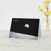 Miss U: Du scheinst weit weg zu sein. Karte (Gelbe Blume)