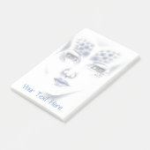 Miss Universum Alien Lady Original Art Sticky Noti Post-it Klebezettel (angewinkelt)