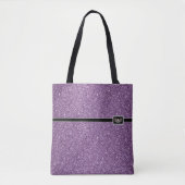Miss USA Crown Pageant Imitate Glitzer Tote Tasche (Vorderseite)