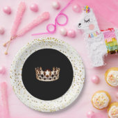 Miss USA Crown Party Paper Tellers-Gold Stars Whit Pappteller (Party)