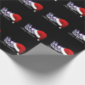 Miss USA Crown & Weihnachtsmannmütze Weihnachtsges Geschenkpapier (Ecke)
