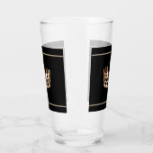 Miss USA Gold Crown Glass Glas (Links)