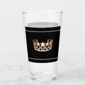 Miss USA Gold Crown Glass Glas (Vorderseite)
