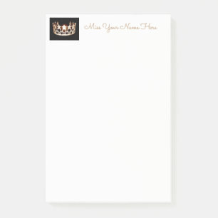 Miss USA Gold Crown Post-it-Notes Post-it Klebezettel