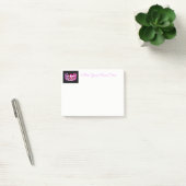 Miss USA Hot Pink Crown Post-it-Notes Post-it Klebezettel (Büro)