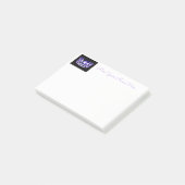 Miss USA Lila Crown Post-it-Notes Post-it Klebezettel (angewinkelt)