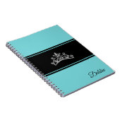 Miss USA Notebook Pageant Silver Crown Notizblock (Rechte Seite)