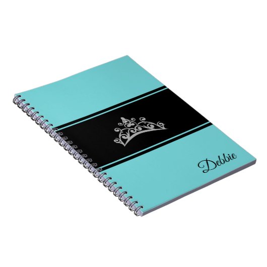 Miss USA Notebook Pageant Silver Crown Notizblock (Rechte Seite)