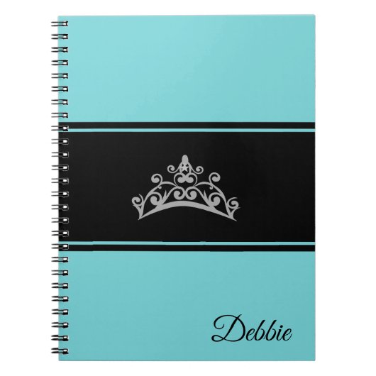 Miss USA Notebook Pageant Silver Crown Notizblock (Vorderseite)