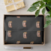 Miss USA Orange Crown Tissue Paper Seidenpapier (Geschenk)