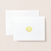 Miss USA Pageant Typ Star Crown Muschel Vielen Dan Folienkarte (Vorderseite mit Umschlag)