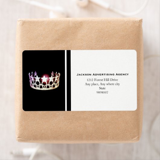 Miss USA Silver Crown Address Labels (Insitu)