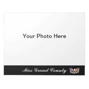 Miss USA Silver Crown Autograph Pad Notizblock