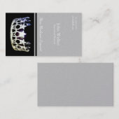 Miss USA Silver Crown Business Cards Visitenkarte (Vorne/Hinten)