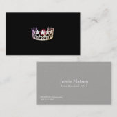 Miss USA Silver Crown Business Cards Visitenkarte (Vorne/Hinten)