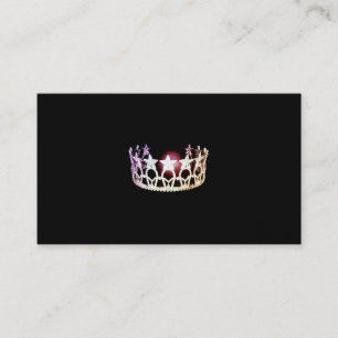 Miss USA Silver Crown Business Cards Visitenkarte