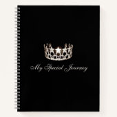 Miss USA Silver Crown Custom Journal Notebook Notizbuch (Vorderseite)