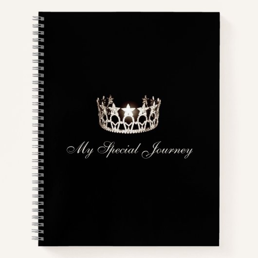Miss USA Silver Crown Custom Journal Notebook Notizbuch (Vorderseite)
