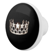 Miss USA Silver Crown Keramik Cabinet Knob Keramikknauf (Rechts)