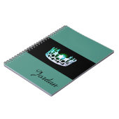 Miss USA Silver Crown Notebook Individuelle Name Notizblock (Linke Seite)