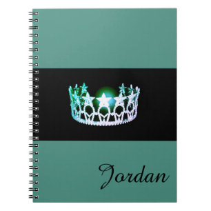 Miss USA Silver Crown Notebook Individuelle Name Notizblock