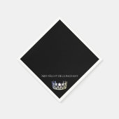 Miss USA Silver Crown Paper Party Napkins Serviette (Ecke)