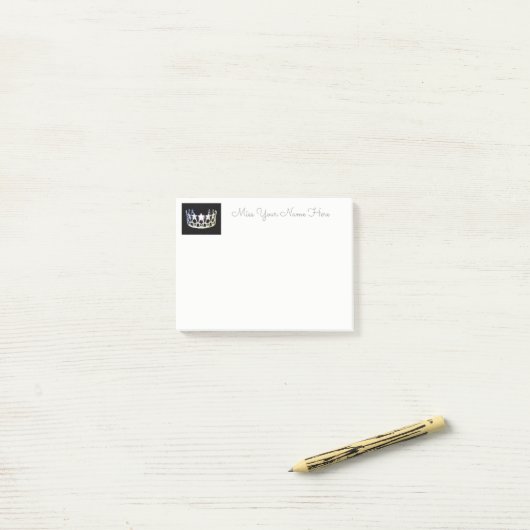 Miss USA Silver Crown Post-it-Notes Post-it Klebezettel (Auf Schreibtisch)