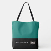 Miss USA Silver Crown Tote Bag Large Bahama Tasche (Rückseite)