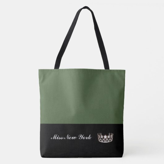 Miss USA Silver Crown Tote Bag-Large Cactus Tasche (Vorderseite)