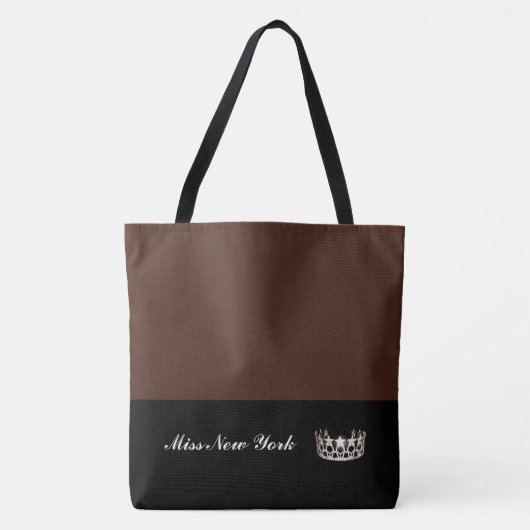 Miss USA Silver Crown Tote Bag-LRGE BT Sienna Tasche (Vorderseite)
