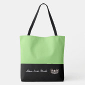 Miss USA Silver Crown Tote Beutel Große Apple Tasche (Rückseite)