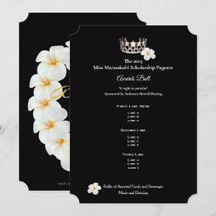 Miss USA Silver Crwn Plumeria Awards Ball Programm