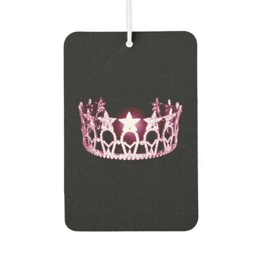 Miss USA Stil Crown Car Air Freshener Autolufterfrischer (Vorderseite)