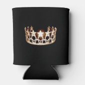 Miss USA Stil Crown Custom Can Cooler Dosenkühler (Rückseite)