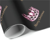 Miss USA Stil Crown Weihnachtswrapping Paper Geschenkpapier (Rolleneckpunkt)