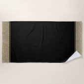 Miss USA Stil Glitzer Beach Handtuch (Vorderseite)