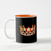 Miss USA Stil Orange Crown Tasse (Links)
